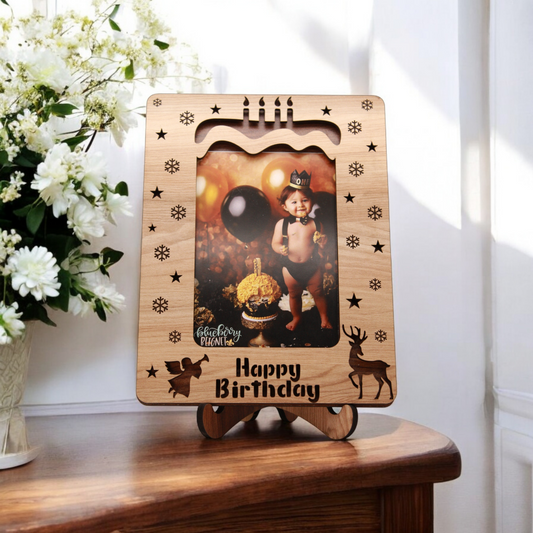 Happy Birthday Wooden Photo Frame FB-7916