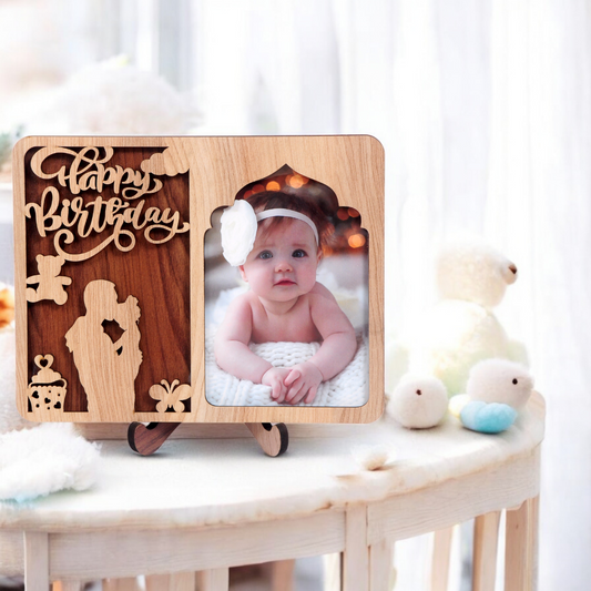 Happy Birthday Wooden Photo Frame FB-7903