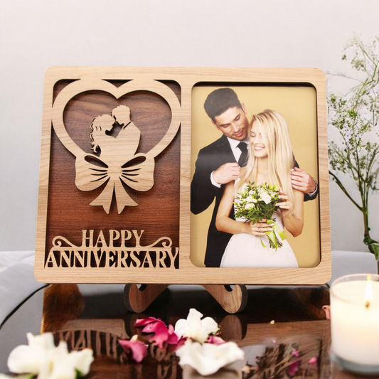 Happy Anniversary Wooden Photo Frame FA-7903